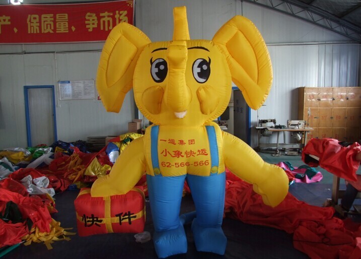 滨江大象充气卡通气模